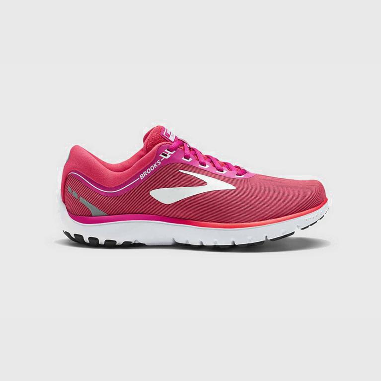 Brooks Pureflow 7 Womens Road Running Shoes - Red - Philippines (523710SNK)